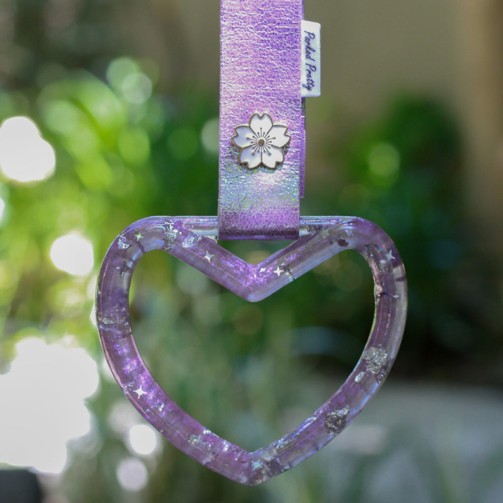 purple star silver tsurikawa bosozoku accessories