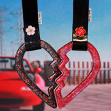 Crimson Jelly Half Heart Tsurikawa©