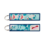 snorlax key tag keychain