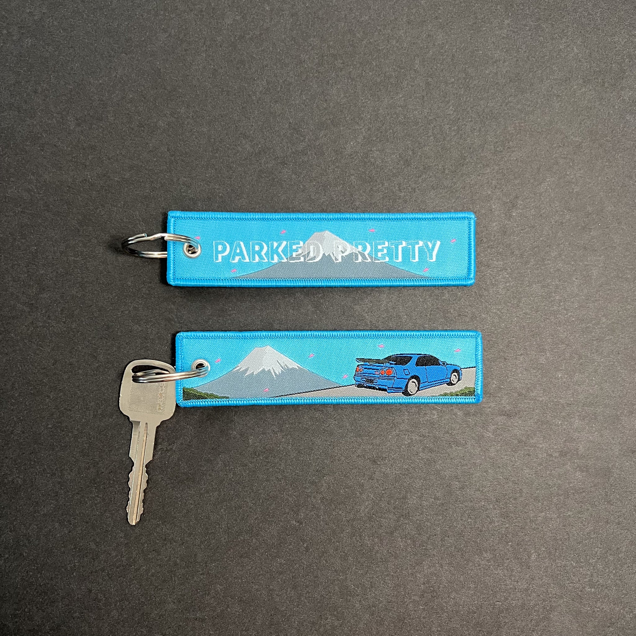 R34 GTR Fuji Cherry Blossom Key Tag