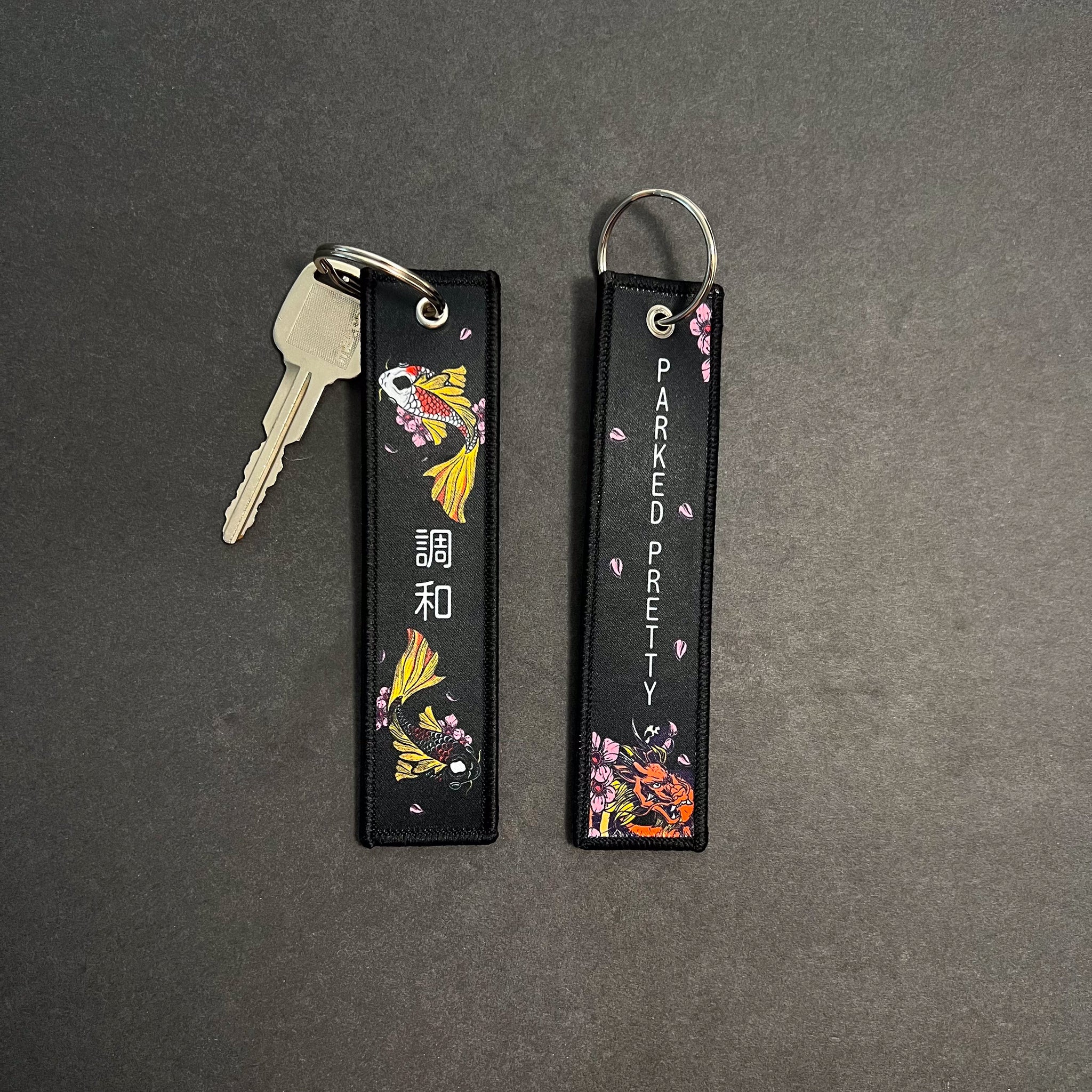 Harmony - Koi Fish / Dragon Key Tag