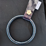 Midnight Blue Glitter - Circle