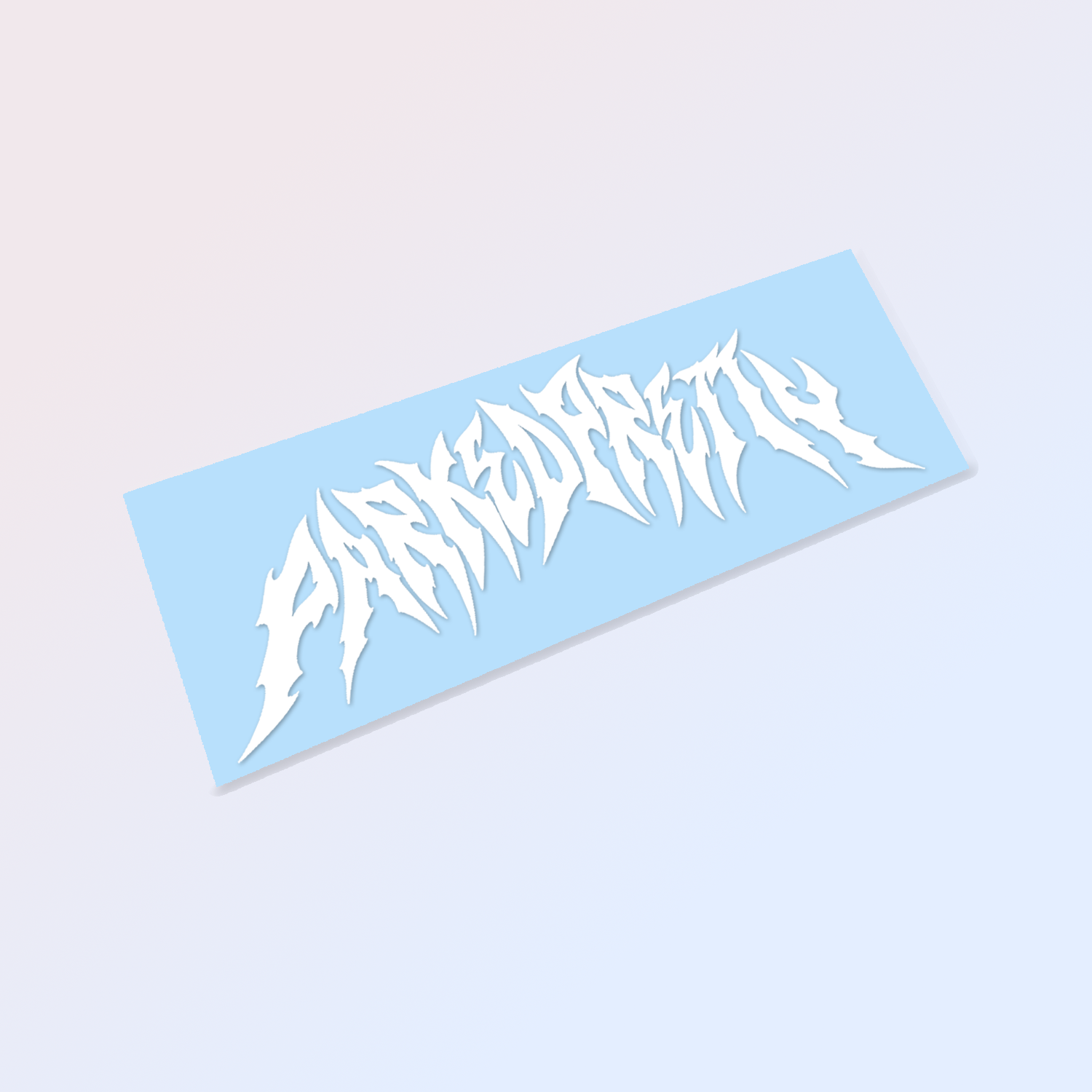 Metal Diecut Sticker