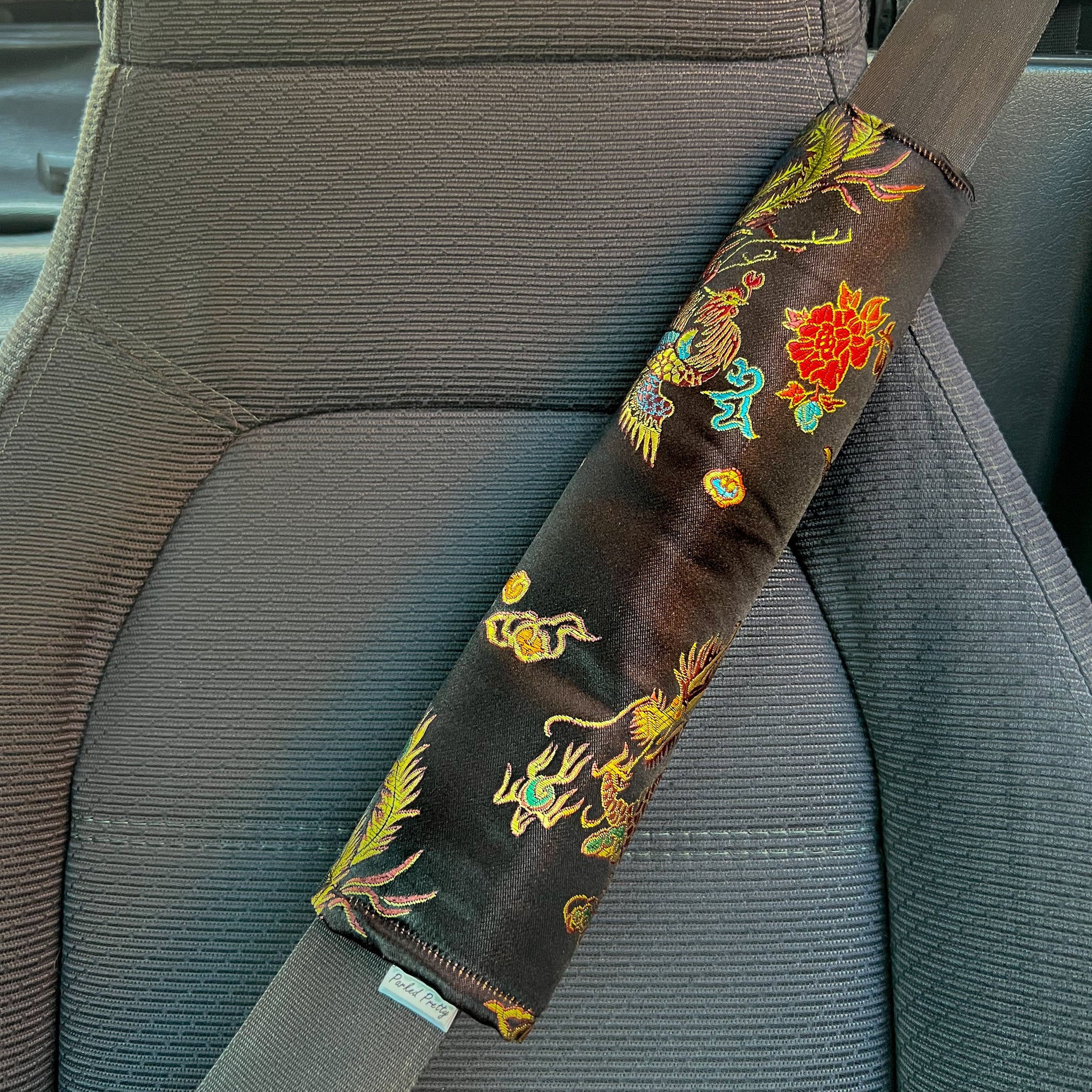 dragon phoenix seat belt cover japanese