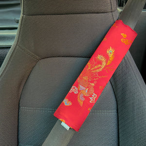 dragon phoenix seat belt cover japanese jdm cars