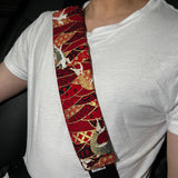 red koi seatbelt covers